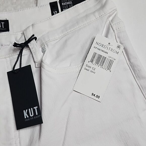2655 NWT Kut From The Kloth Rachael Fab Ab High Waist Raw Hem Mom Jeans … - Picture 5 of 9